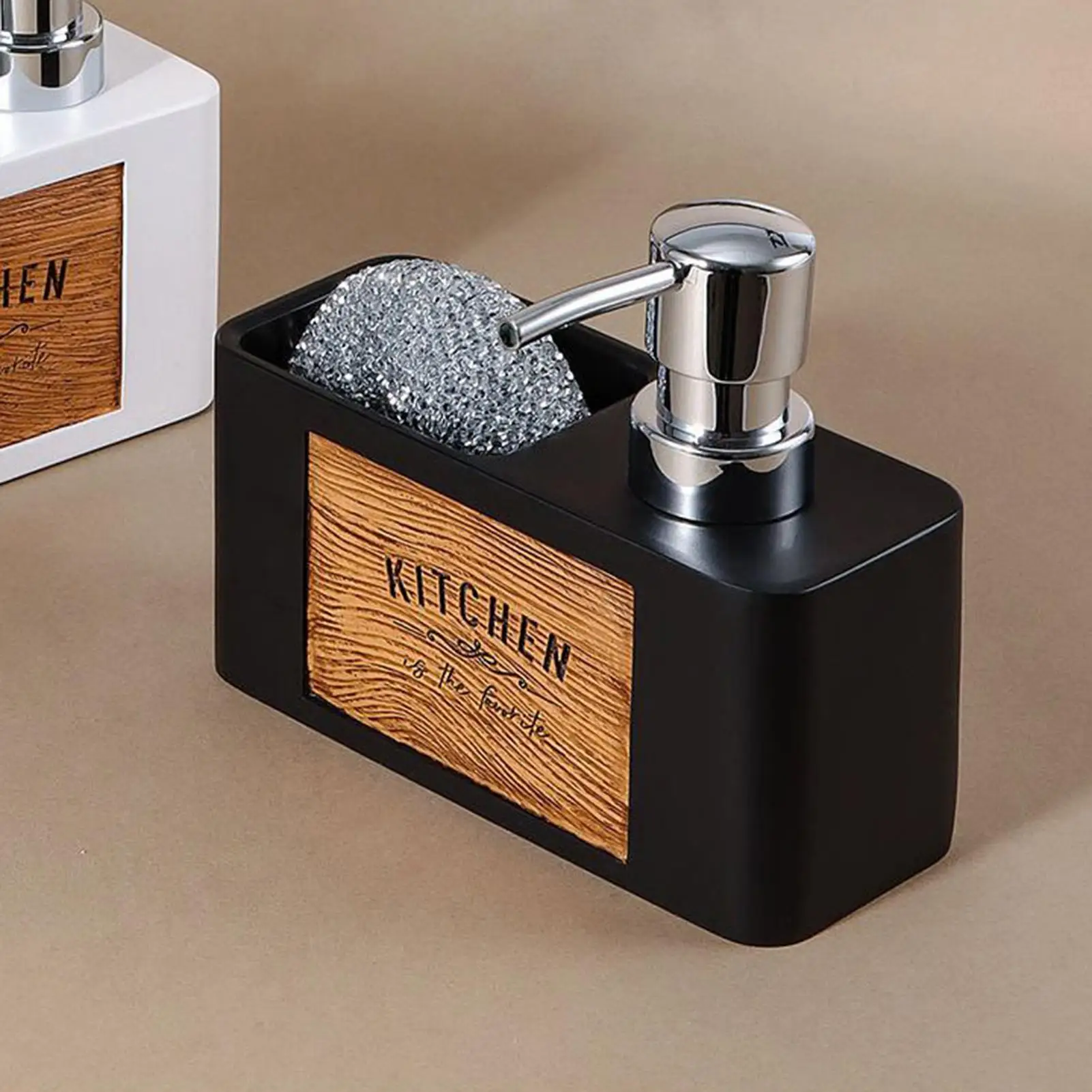 

Дозатор для мыла для посуды, герметичный декоративный насос, дозаторы для мыла, держатель для раковины, стойки, ванной комнаты, ручной комнаты, внутренняя стена