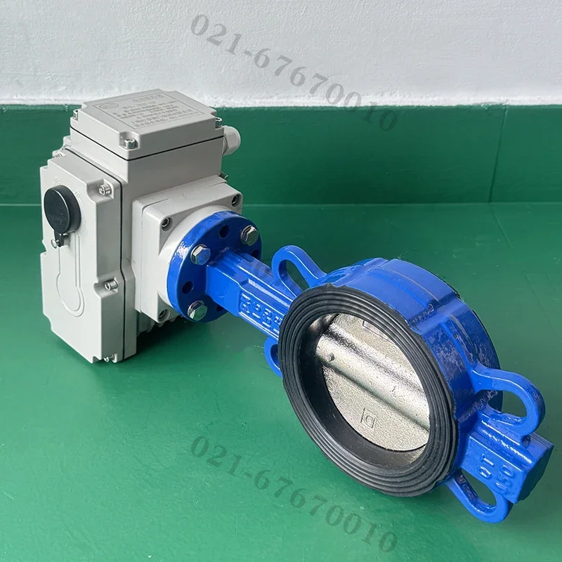 Electric butterfly valve clamp, natural gas, gas, air explosion-proof cut-off, environmental protection, sewage switch