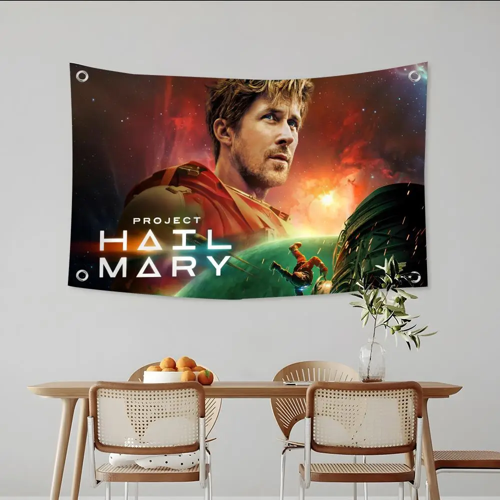Adventure Novel Project Hail Mary Flags  Camping Outdoor Garden room Bedroom ops Wall Art Family Gifts