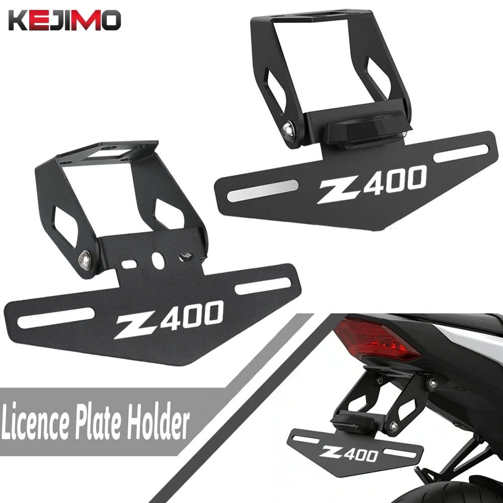 

z250 z400 Z250 Ninja 400/ Z400 Motorcycle Accessories Licence Plate Holder For Kawasaki Ninja 250 19-24 Led License plate holder
