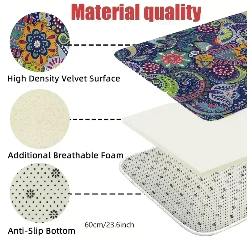 VIKAMA الشكر ممسحة لينة ومريحة وممتصة للصوت مدخل قاعة ممسحة غرفة نوم مدخل البساط السرير السجاد ديكور المنزل