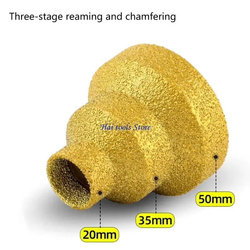 X37E Heavy Duty Multi Layer Step Drill Bit for Enlarging Holes in Tiles & Metals