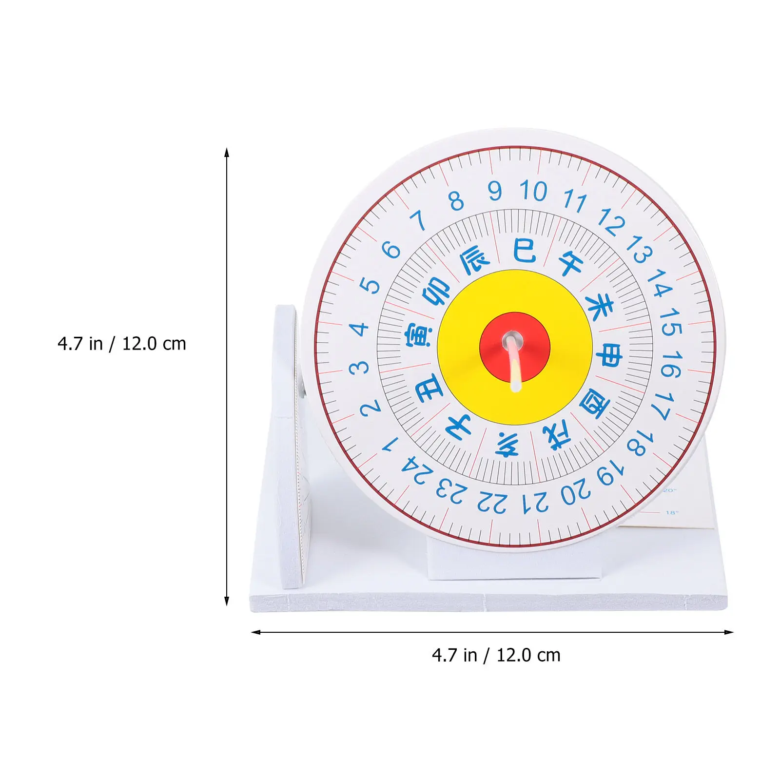 1Set Sundial Scientific Equatorial Solar Clock Educational DIY Sun Teaching Aid Home Decor Survival Skill Helper