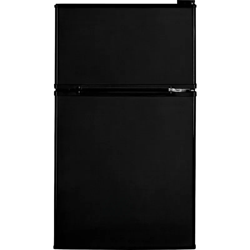 Mini Fridge with Freezer Glass Shelves Crisper Drawer & Spacious Freezer Small Refrigerator Perfect for The Garage Dorm Room