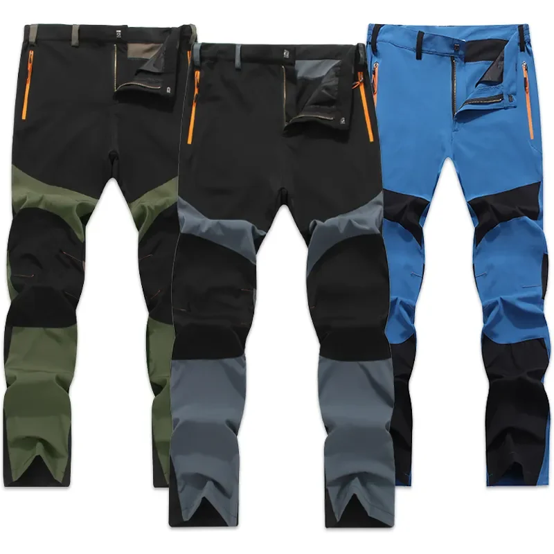 Men's Hiking & Camping Pants, Lightweight, Quick-drying, UV-Resistant Pants Stretchy, breathable, mountaineering, hiking