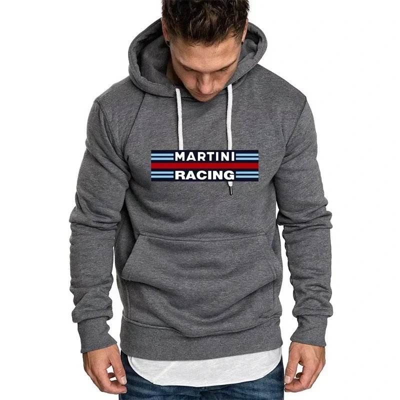 Men's Hoodies Martini Racing Print Unisex Hooded Fleece Sweatshirt Pullover Jacket Casual High Quality Streetwear Fashion Trends