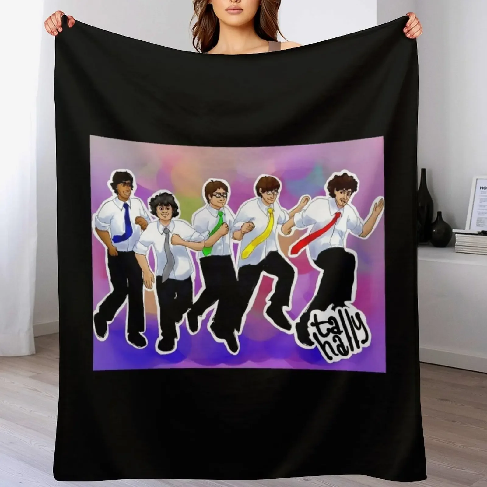 

Tally hall music Throw Blanket Stain Resistant Cozy Warm Blanket