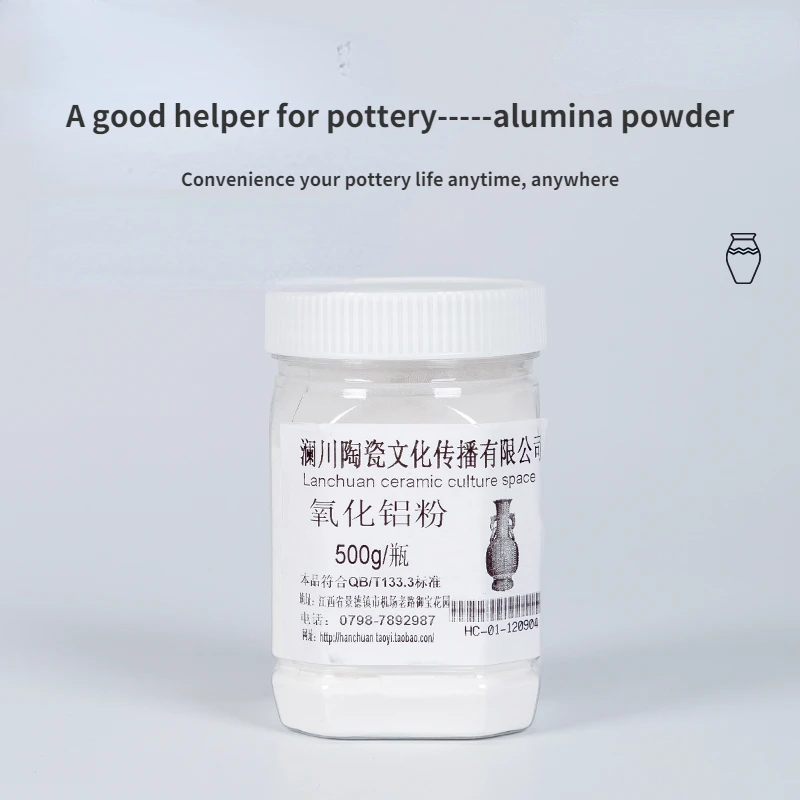 Alumina Powder Ceramic Materials Kiln Powder Refractory Powder Antiglaze and Shed Plate Bonding Electric Kiln Firing Tools