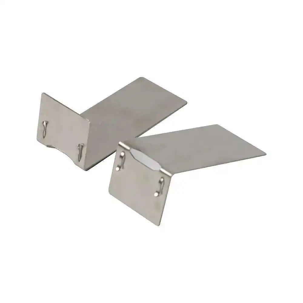 

L Shape Shelf Top Stainless Steel Label Sign Price Tag Food Name Card Info Clip Display Stand Talker Rack