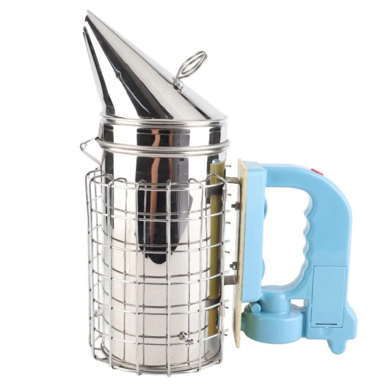 Electric Bee Smoke Transmitter Beekeeping Tools Stainless Steel Sprayer With Heat Cover