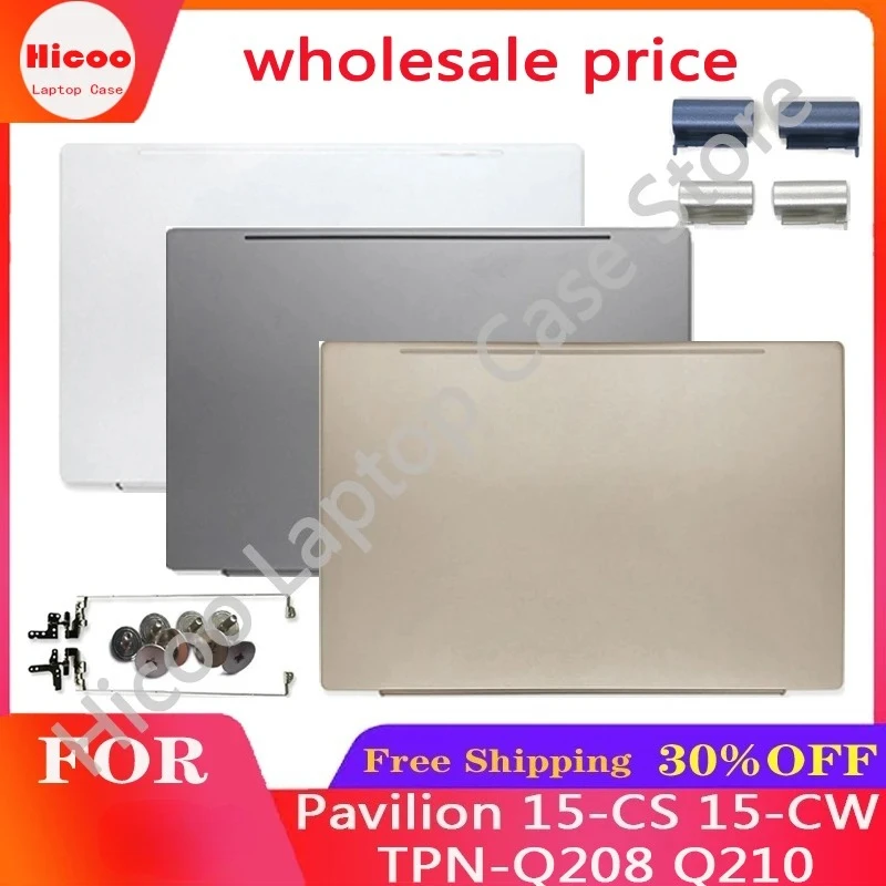 New Laptop For HP Pavilion 15-CW 15-CS TPN-Q208 LCD Back Cover/Front Bezel/Hinges/Palmrest/Bottom Case Gray/White/Blue