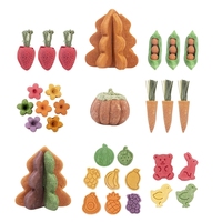 Guinea Pigs Hamster Rabbit Teeth Fruit Grinding Biscuit Small Pet Chew Toy