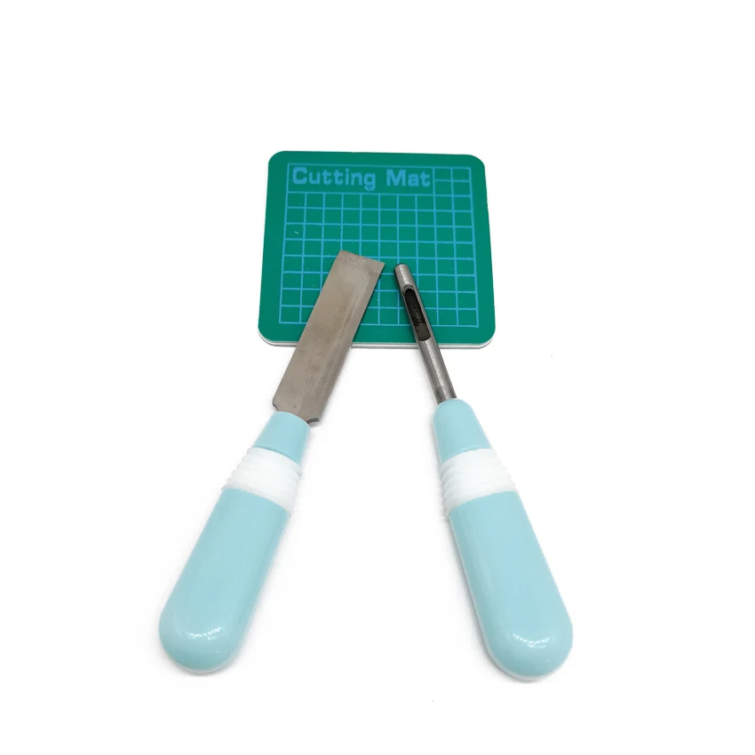 Sewing Buttonhole Cutter Set With  DIY patchwork tool Manual hole puncher  + button hole tool + cutting mat set