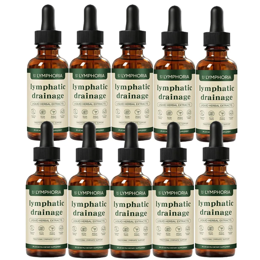 Lymphatic Drainage Liquid Drops - Immune & Lymph System Support Supplement Natural Herbal Blends Promotes Lymph Circulation & Re image 3