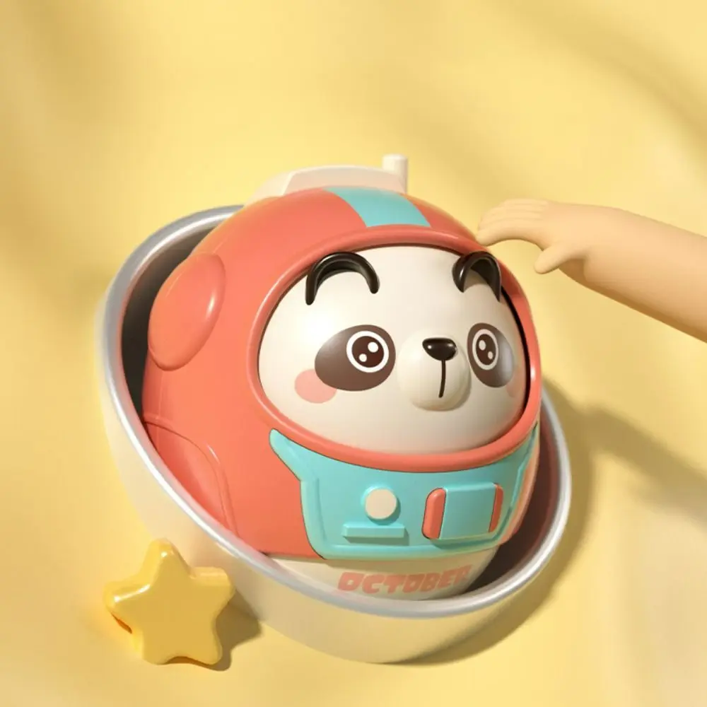 Kawaii Plastic Tumbler Toy Shiba Inu/Parrot/Panda/Pig 360° Shake Wobbler Doll Cartoon Roly-poly Toy