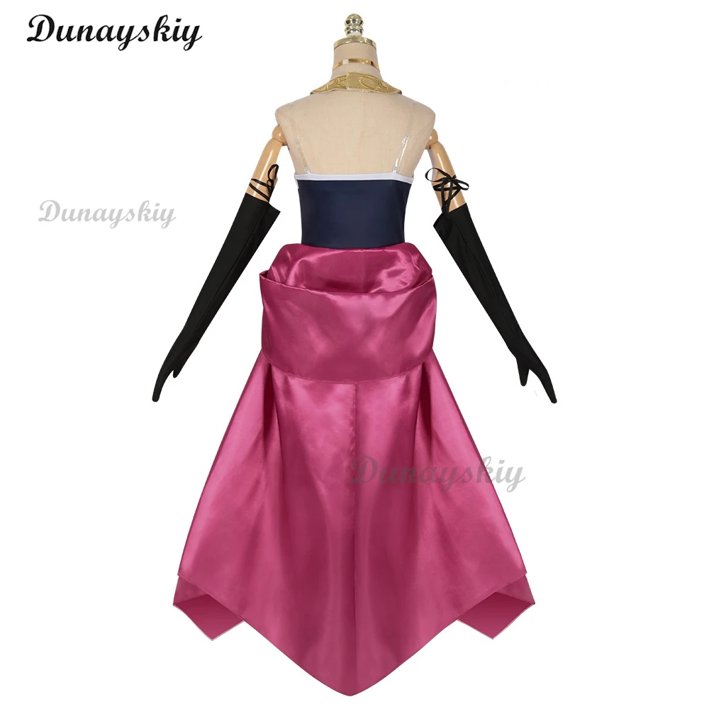 Aura Cosplay Kostüm Kleidung Perücke Uniform Cosplay Guillotine Aura Dämon Dämon lords Armee Kader der Dämonen armee Halloween Party