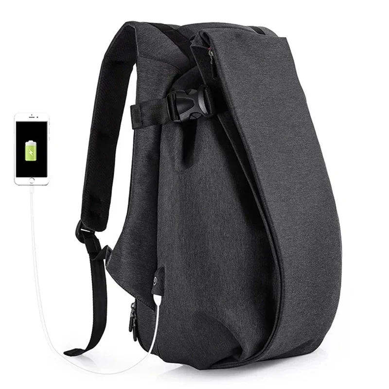 

Men 15.6" 17.3" Laptop Backpack Large Capacity Waterproof 180 Degree Open Travel Bag USB Charging Sport Bag For Teenager Mochila