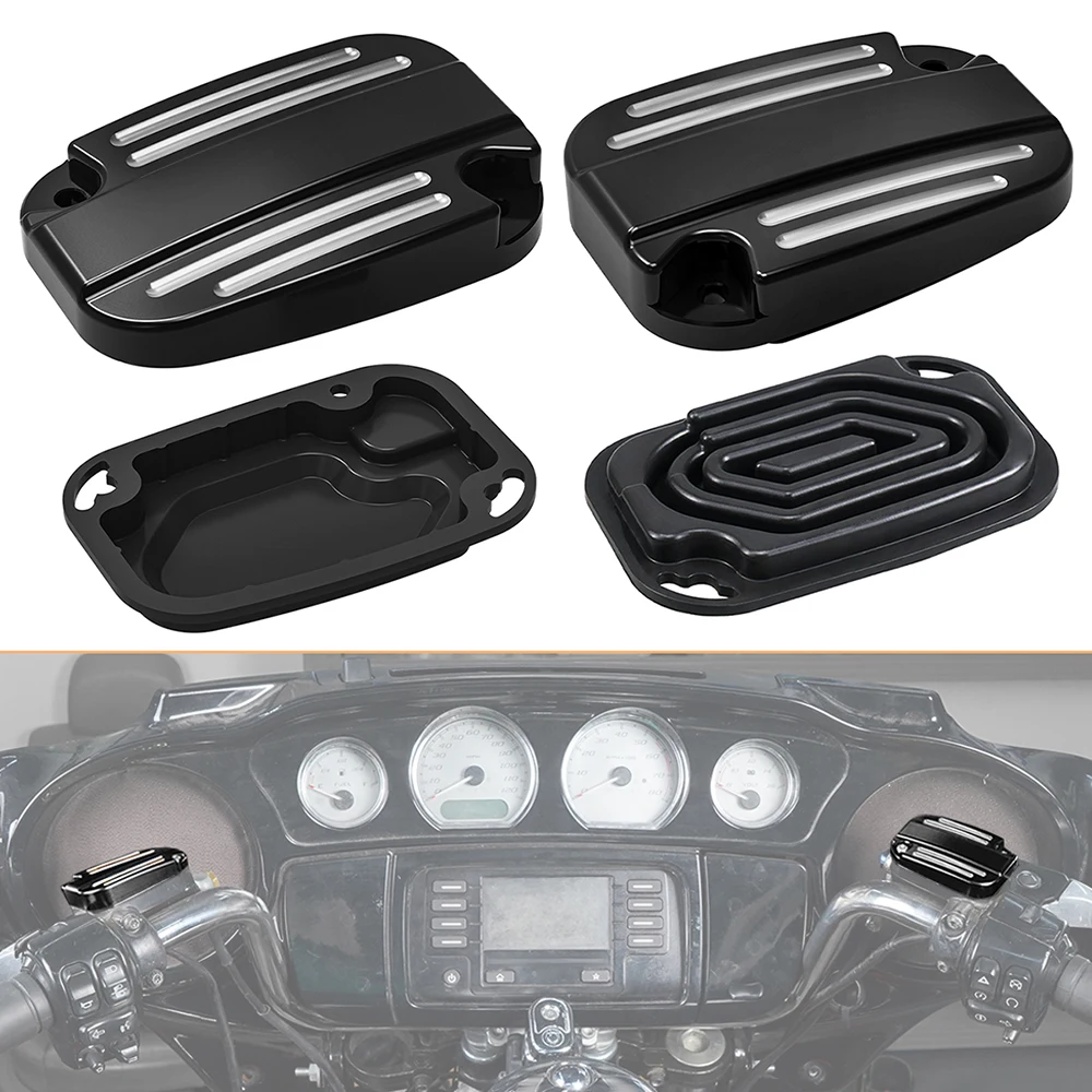 

1Set Clutch Brake Master Cylinder Caps for Harley Road King Special Road Glide Special FLTRXS Ultra Limited FLHTK 2018-2024