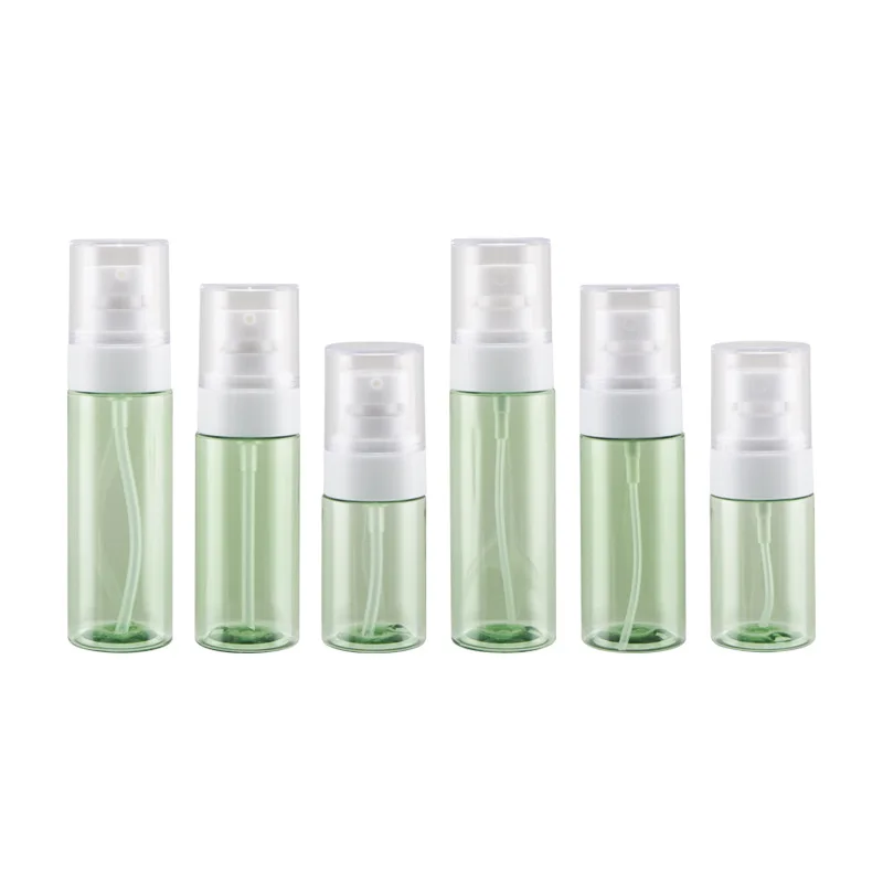 

Plastic Lotion Bottle 30Pcs Clear Green White Pump Packaging Refilable Container Empty Hair Mist Spray Bottle 30ml 50ml 60ml