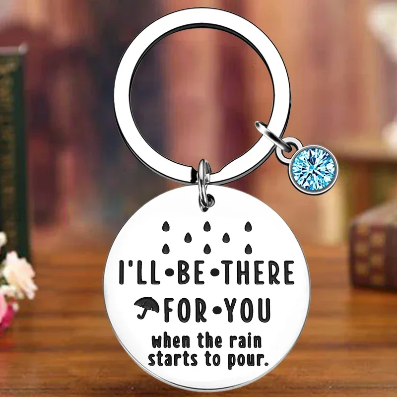 Metal Best Friend Gift Keychain Friends Key Chain Pendant I’ll Be There for You Gift