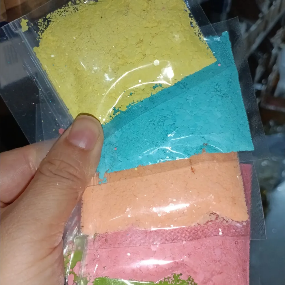 10g/Bag Macaron Glitter Nail Sequins Mixed Size Hexagon Slice Flakes White/Pink/Green/Blue Solvent-resistant 3D Macaron Sequin