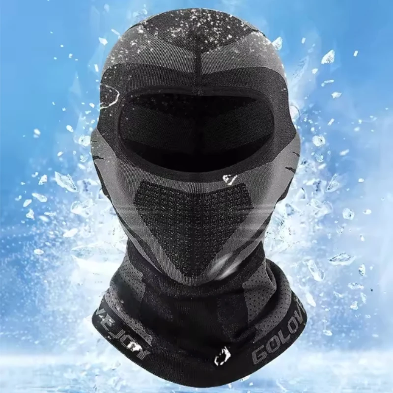 

Breathable Motorcycle Mask Helmet Hood for Men Summer Riding Neck Cover Face Protection Cross Country Race