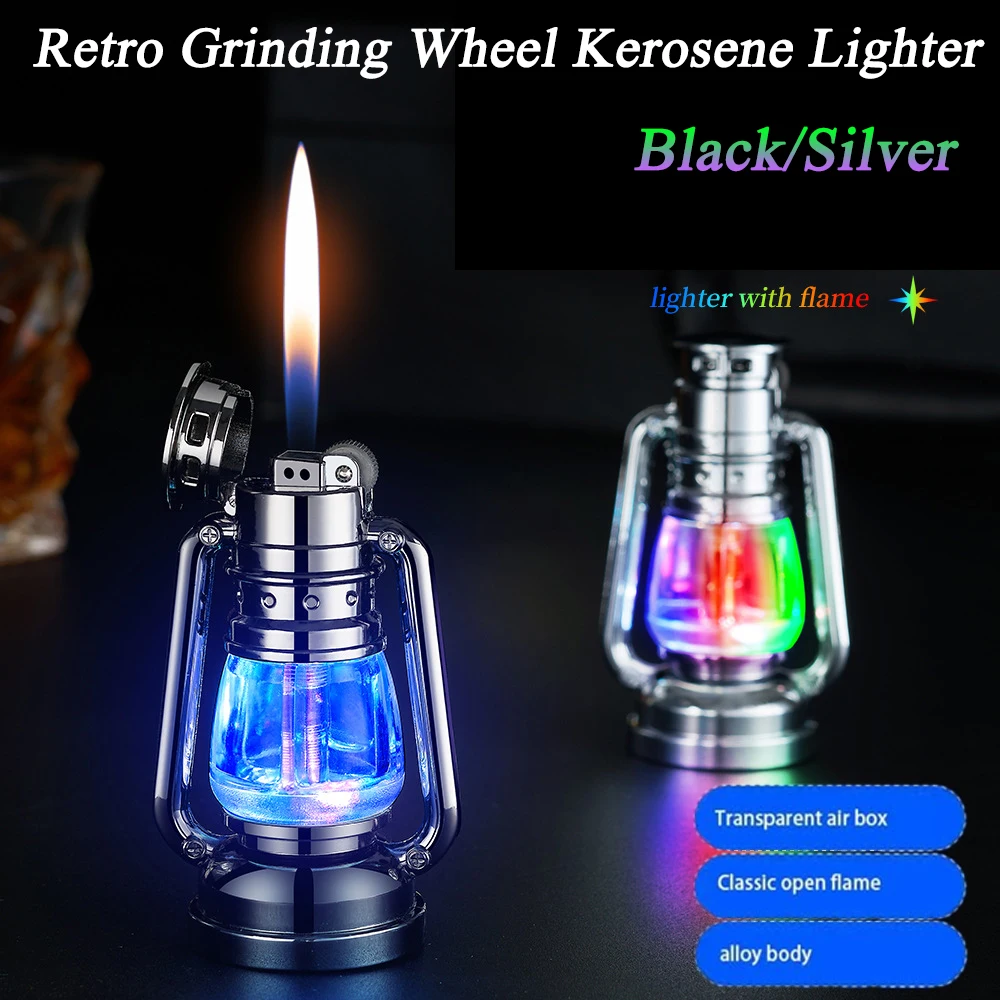 

Ретро-зажигалка с мягким пламенем и креативным дизайном, с крутой и красочной LED-подсветкой, для использования на открытом воздухе, при свечах и в кемпинге.