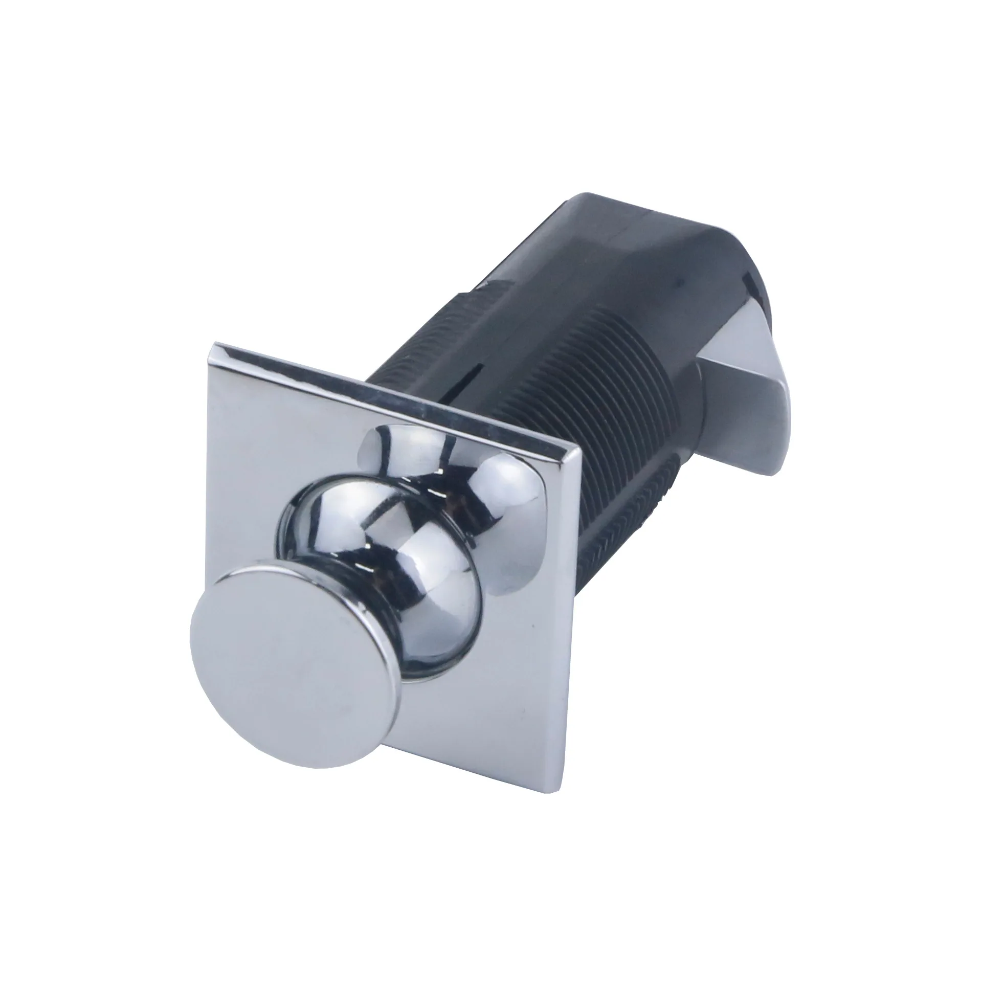 Round Square Push Button Latch Lock RV Camper Boat Yacht Drawer Cabinet Door