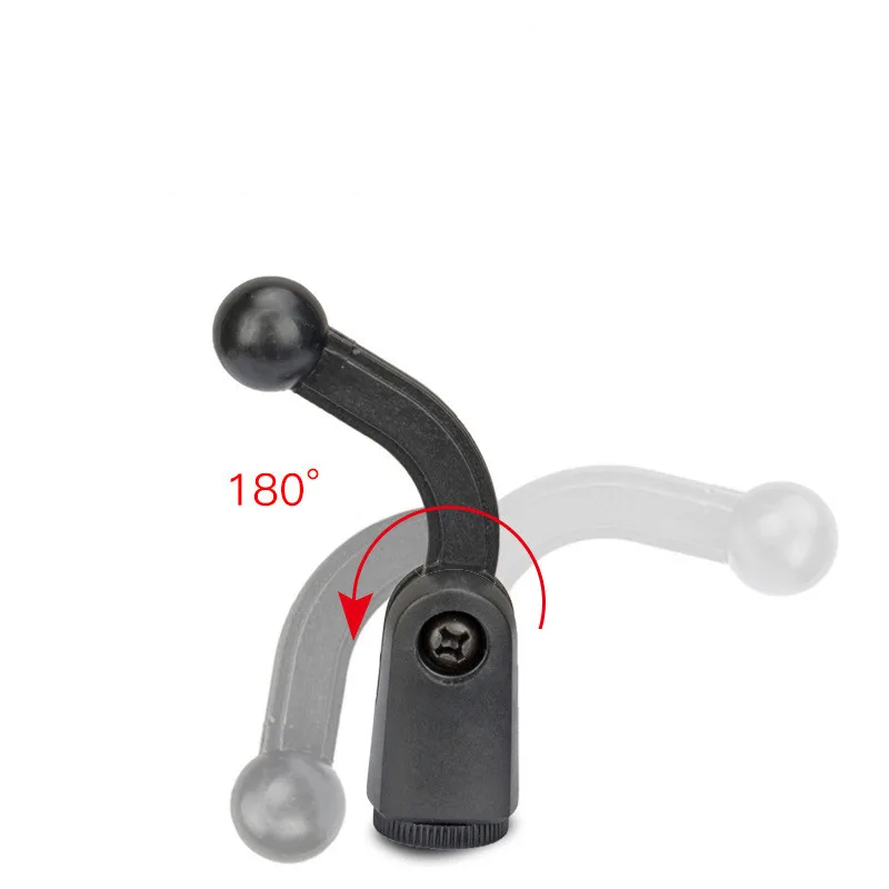 17mm Ball Head Adapter Clip Converter 3/8 Screw Hole for Gopro OSMO Action Rearview Mirror Mount Phone Holder