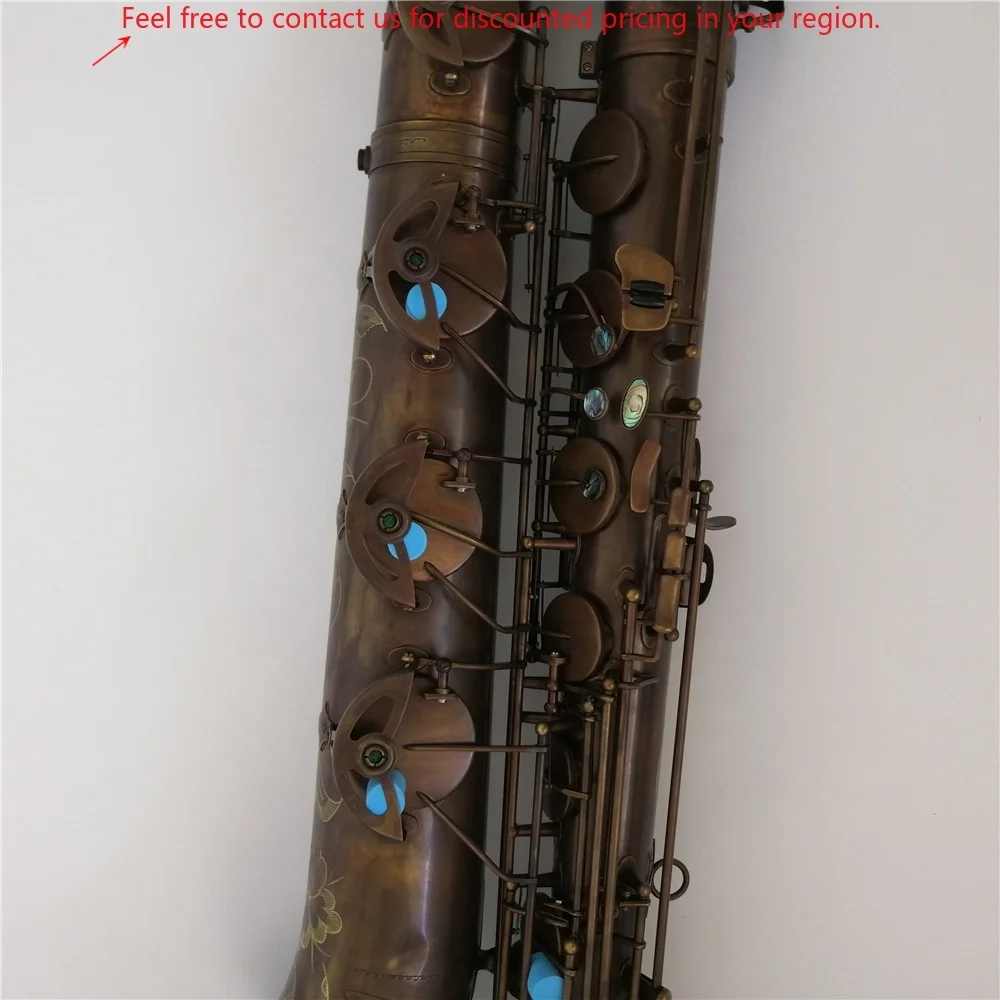 

Vintage Surface Beautiful Engravings Professional Baritone Saxophone