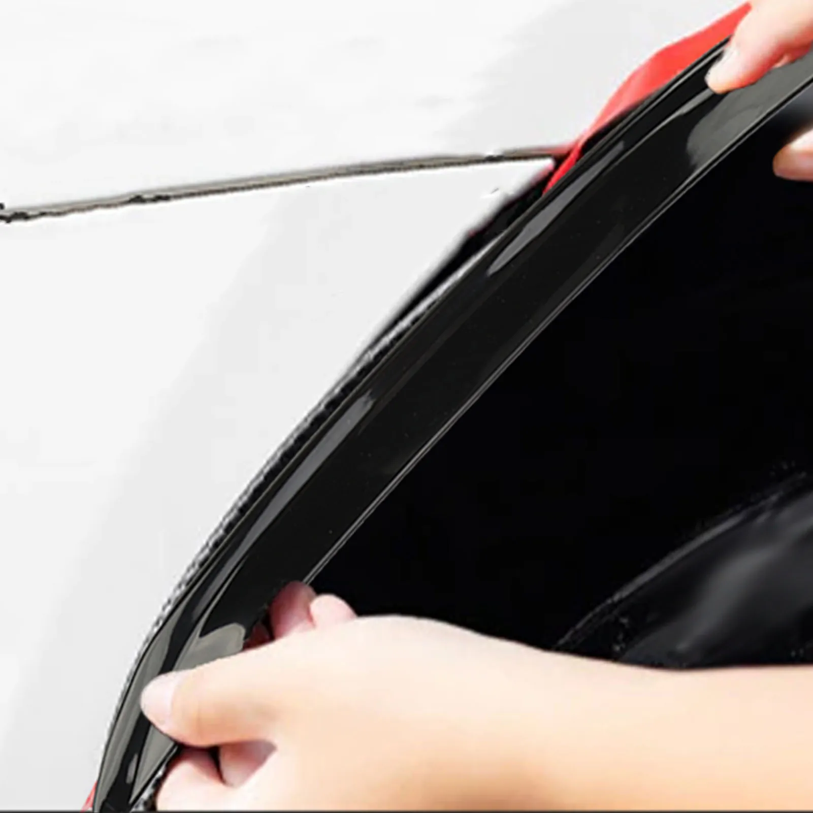 Universal Rubber Fender Flares Car Lip Wheel Eyebrow Wheel Arch Covers Extensions Protector Scratch Proof Rubber Mudguard Car