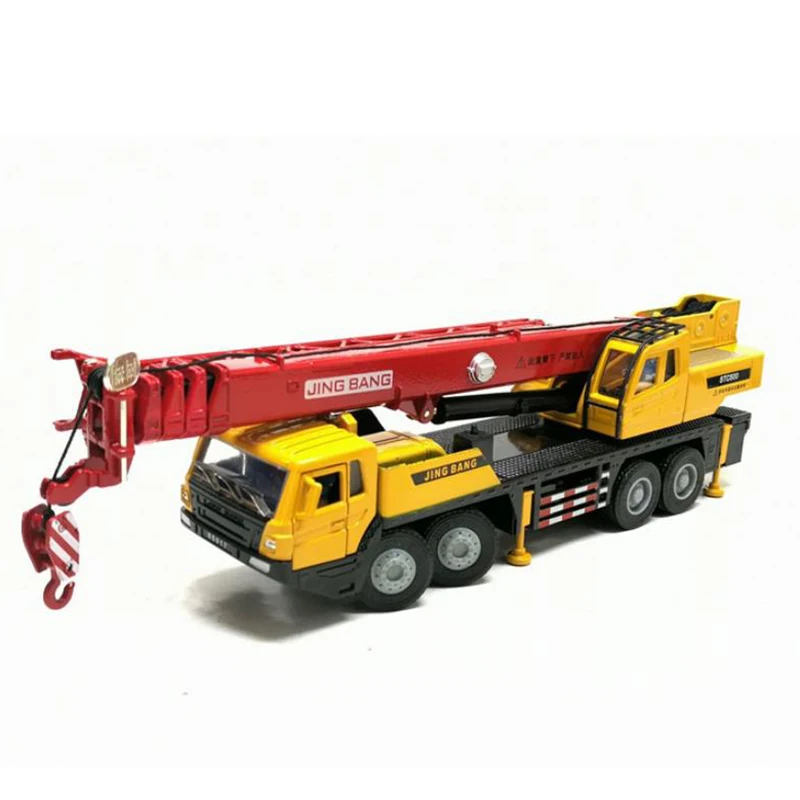 High Simulation 1:50 Alloy Engineering Crane,Crane Children\'s Toys,Collection Gifts,Scene Ornament