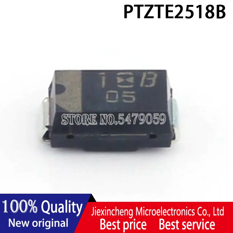 50PCS New original PTZTE2518B marking:18B PTZTE2518 PTZ18B 1W 18V SMA  DIODE ZENER