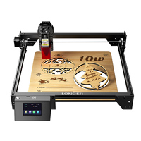 Longer Ray 5 10W laser engraving machine Large size space 400mm * 400mm 3.5 built-in touch screen and offline work