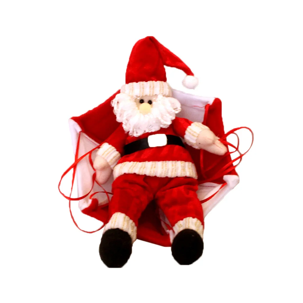 

1 pc Small Parachute Hanging Ornament Cute Santa Claus Christmas Tree Decoration Xmas Craft Supplies Festive Party Home Office