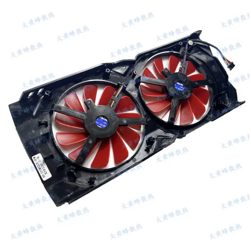 New for XFX RX580 570 2048SP 4GB Gaphics Video Card Cooling Fan Frame Shell