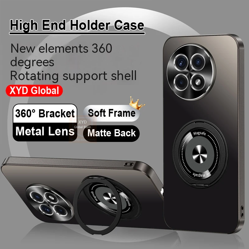 

For OnePlus Ace5 Pro Case Magnetic Holder Ring Cover For One Plus Ace5 Pro Ace 5 Phone Case Shell 360 Bracket Stand Fashion