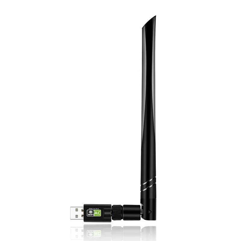 무료 드라이버 ac600m 듀얼 밴드 무선 네트워크 카드 usb WiFi 어댑터 컴퓨터 wifi 수신기 네트워크 카드, 5G WIFI 필요 없음 CD