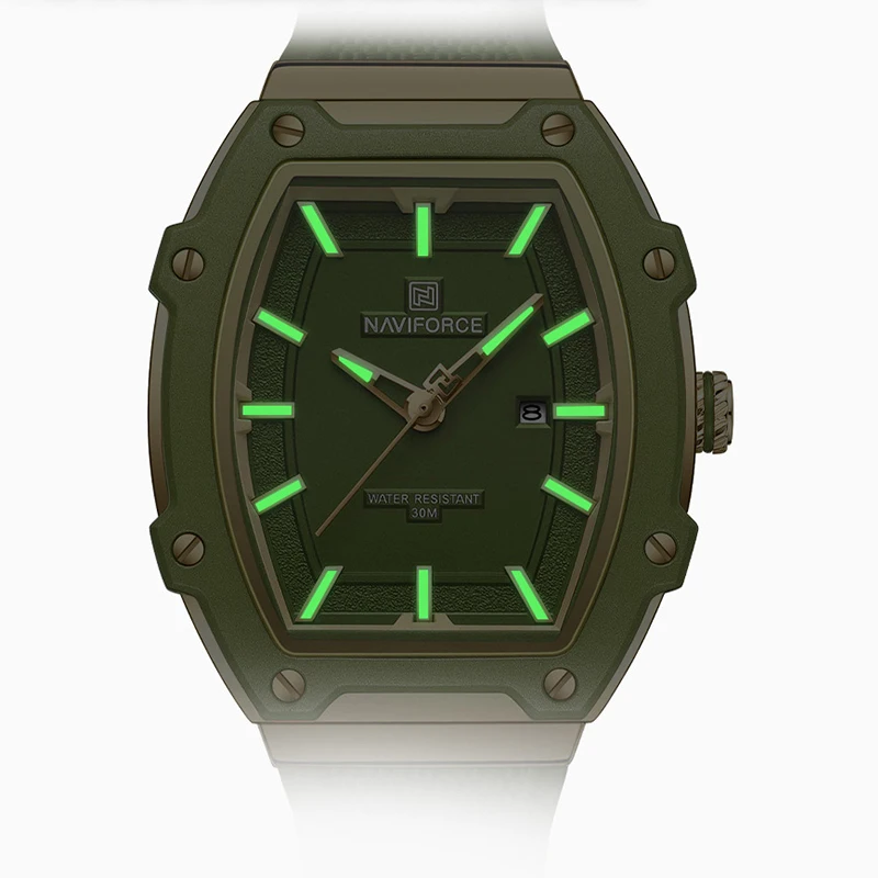 

NAVIFORCE 2025 модные часы для женщин кварцевый силиконовый ремешок 30 м водостойкий светящийся дисплей даты креативные женские наручные часы