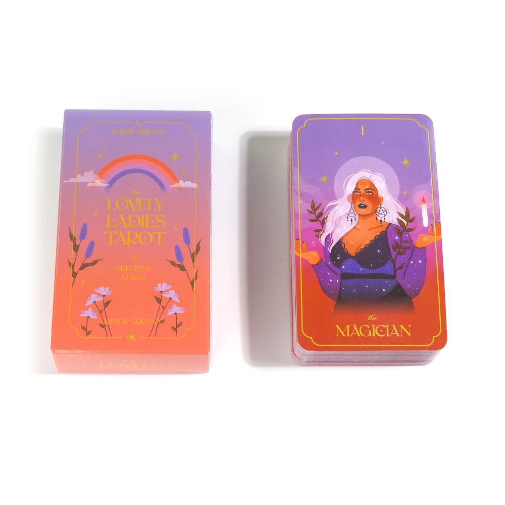 2024 Newest The Lovely Ladies Tarot Cards Divination Deck English Oracle Board Playing INK Table Game For Party