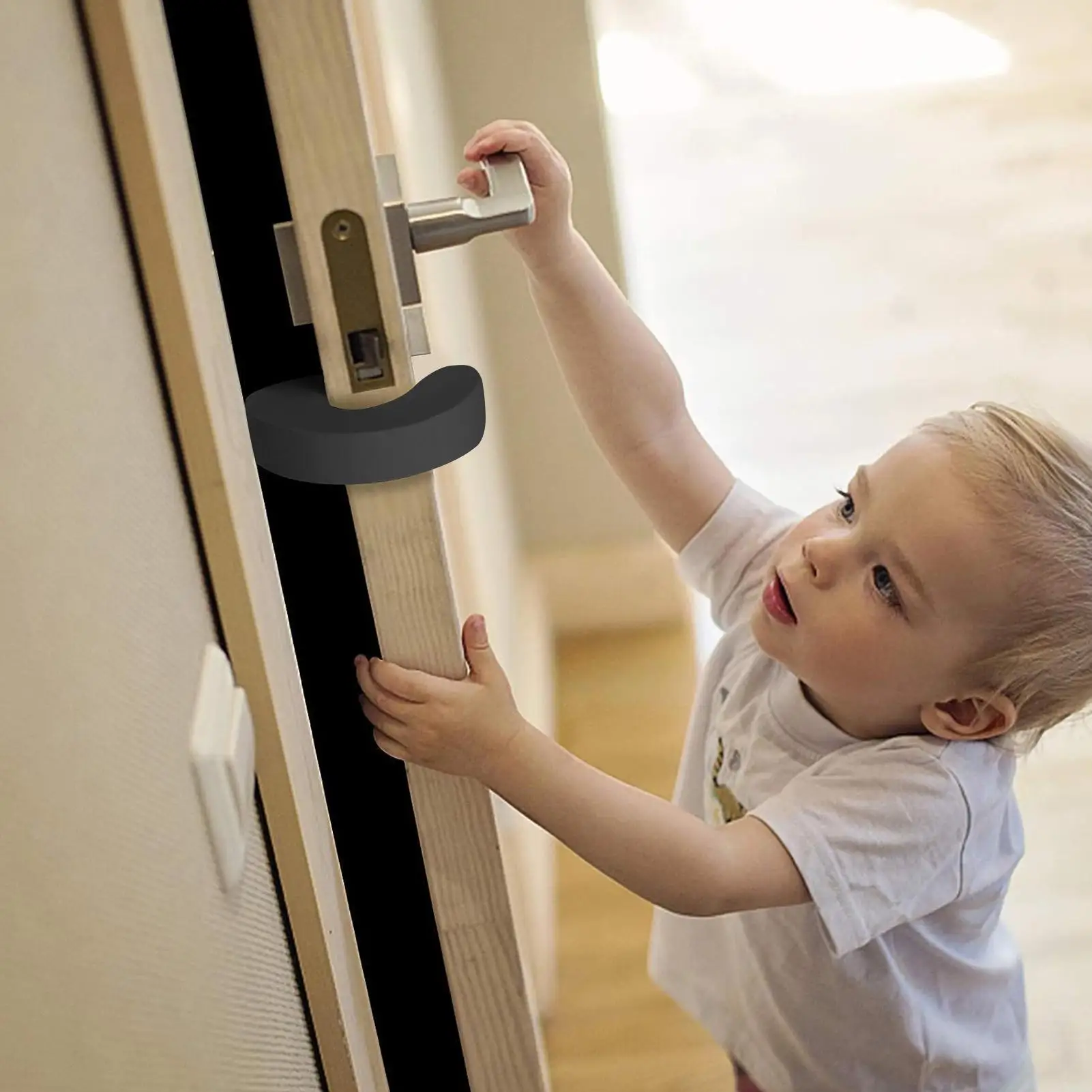 

4pcs Foam Door Stopper Home Security Door Clip Kitchen Bedroom Door Stops Baby Kids Safety Finger Protector Guard Door Hardware