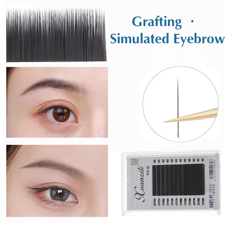 Authentic Real Eyebrow AI Master Practice Native Cloned Eyebrow Hair Without Hair Follicles For Beginners