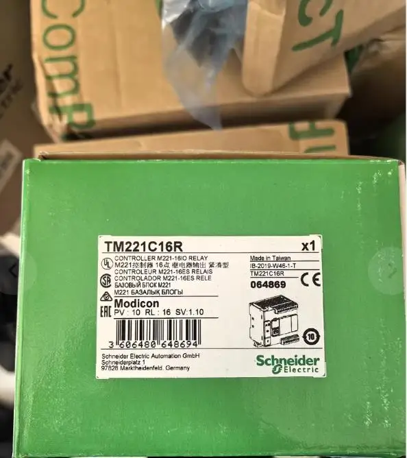 TM221C16R PLC is brand new and original, and the project stock is remaining.