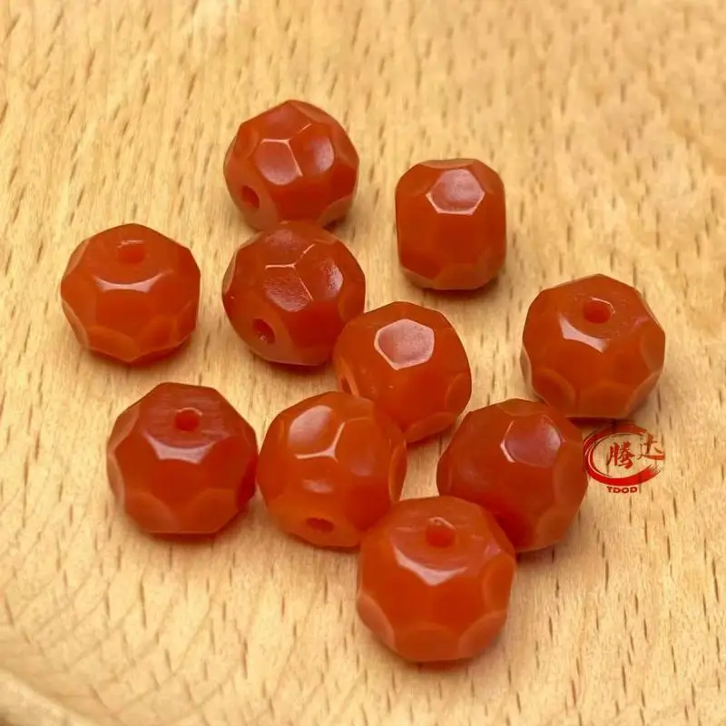 9/13mm Natural Energy Stone South Red Agate Meteorite Beads For Jewelry Making Diy Bracelet Beaded Necklace Charms Accessories