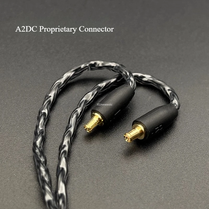 16 shares a2dc earphone upgrade cable 3.5 three-dimensional 4.4 balance socket 480 core single crystal copper silver plating