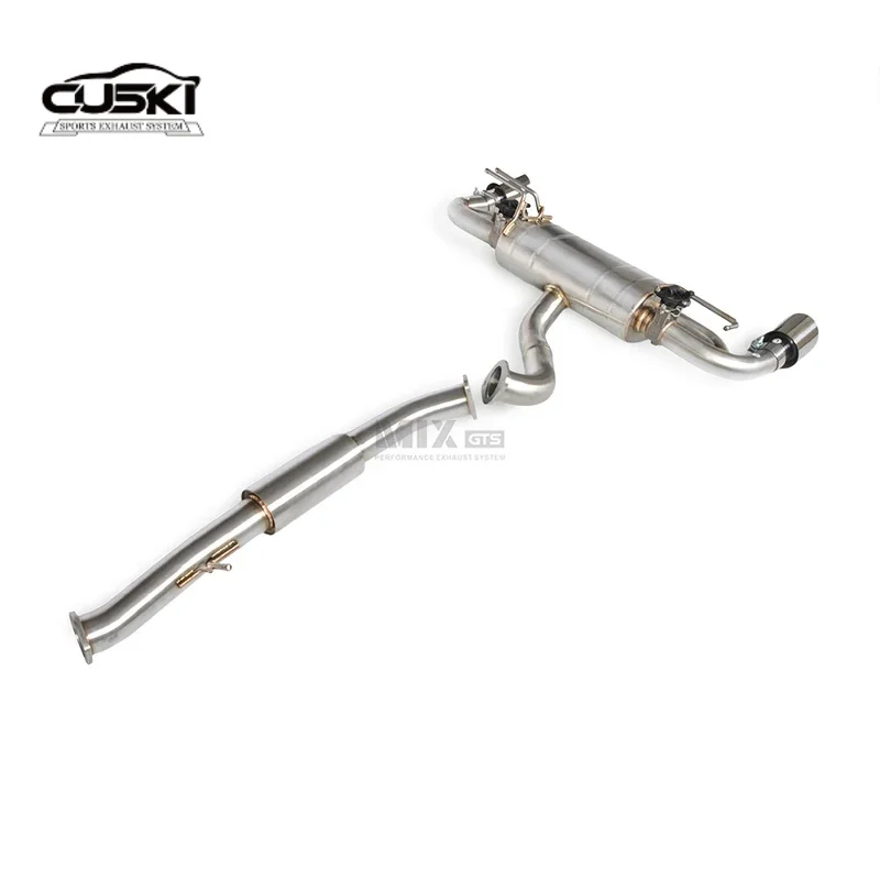 

High performance 304 stainless steel with valve control Cat rear exhaust suitable for Toyota GR Yaris 1.6T 2024-2025 automotive