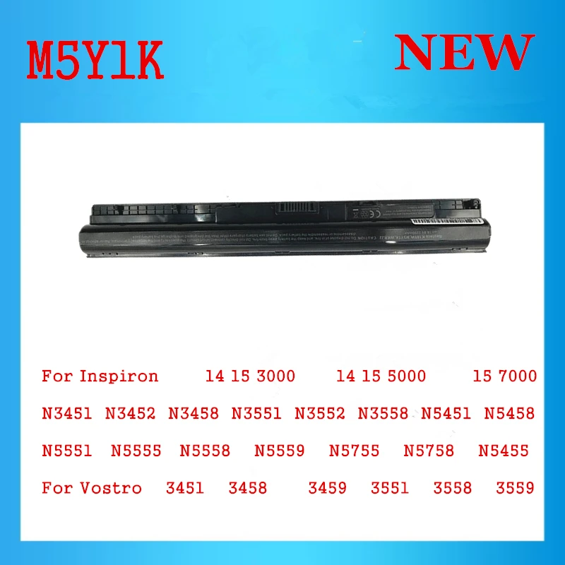 M5Y1K Battery For DELL Vostro 3451 3458 3459 3551 3558 3559 N5559 N5755 N5758 For Battery K185W M5Y1K WKRJ2 GXVJ3 HD4J0