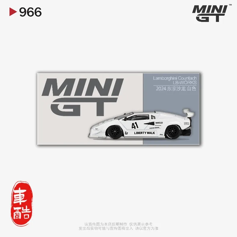 

In stock: 1:64 #966 Lamborghini Countach die-cast simulation alloy car model, boy gift toy, adult collectible display item.