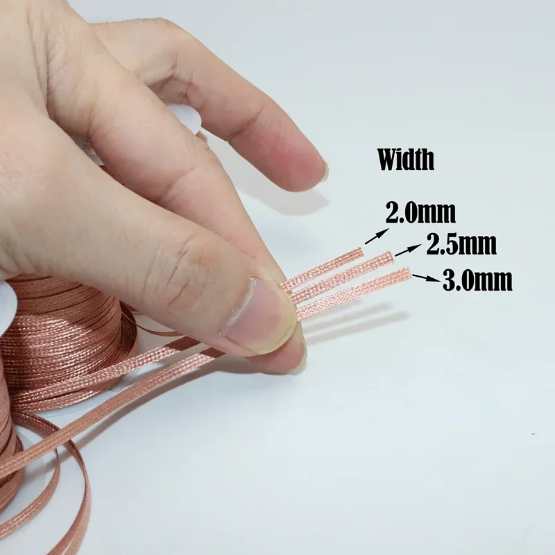 1pcs Pure Copper Desoldering Braid Wick 2mm 3mm Solder Remover Wire for Mobile Phone Computer PCB Electronics Repair Maintenance