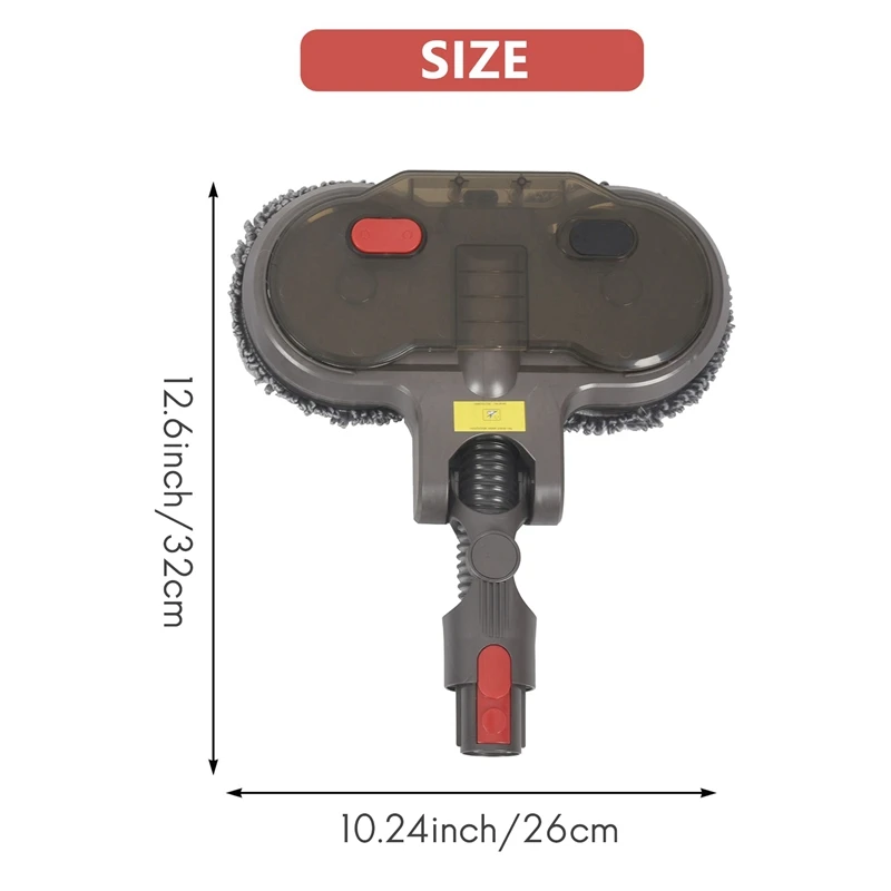 2X 電気ウェットドライモップヘッドダイソン V7 V8 V10 V11 コードレス掃除機アクセサリー水タンクモップ Padseco-Friendl